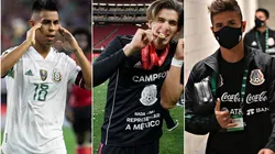 Efraín Álvarez Santiago Muñoz Benjamín Galdames México Sub 21