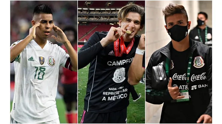 Efraín Álvarez Santiago Muñoz Benjamín Galdames México Sub 21