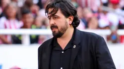 Amaury Vergara celebró el campeonato del equipo femenil.