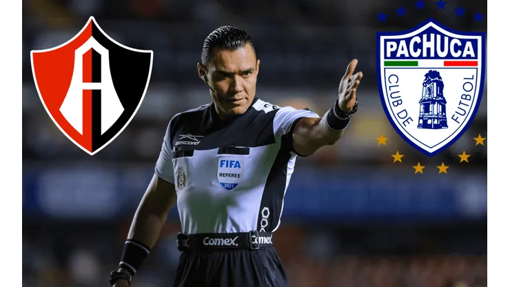 El árbitro de la Final (IDA) del encuentro entre Atlas y Pachuca.
