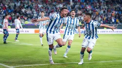 Cabral celebra el 2-1 de Pachuca ante San Luis.