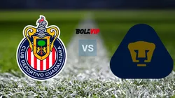 Chivas de Guadalajara vs. Pumas UNAM por la Liga MX