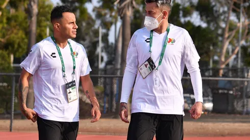 Luis Montes y Rubens Sambueza en el Juego de Estrellas de 2021.