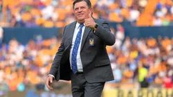 MONTERREY, MEXICO - ABRIL 16: Miguel Herrera, Director Tecnico del Tigres durante el juego de la jornada 14 del Torneo Clausura 2022 de la Liga BBVA MX en el Estadio Universitario el 14 de Abril de 2022 en Monterrey, MŽxico. (Foto: Alfredo Lopez/JAM MEDIA)