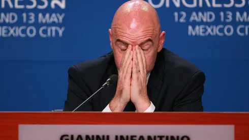 Infantino asistió a Palacio Nacional