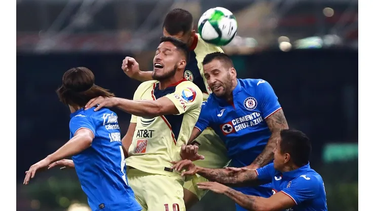 América en su triunfo más reciente ante Cruz Azul, en la liguilla del Clausura 2019.