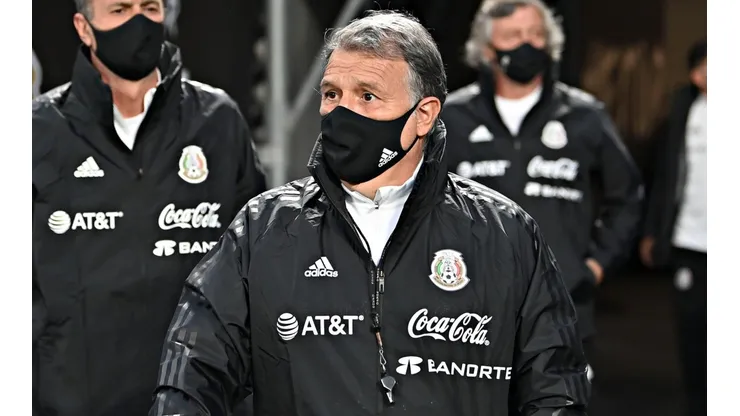 Charlotte, Carolina del Norte a 26 de Octubre de 2021. Gerardo “Tata”Martino, director tecnico durante el entrenamiento de la selección nacional de Mexico en la cancha del estadio bank of America previo al partido de preparación frente a la selección de Ecuador.Foto/Imago7/ Etzel Espinosa