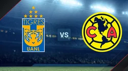 Tigres vs. América por la Liga MX.
