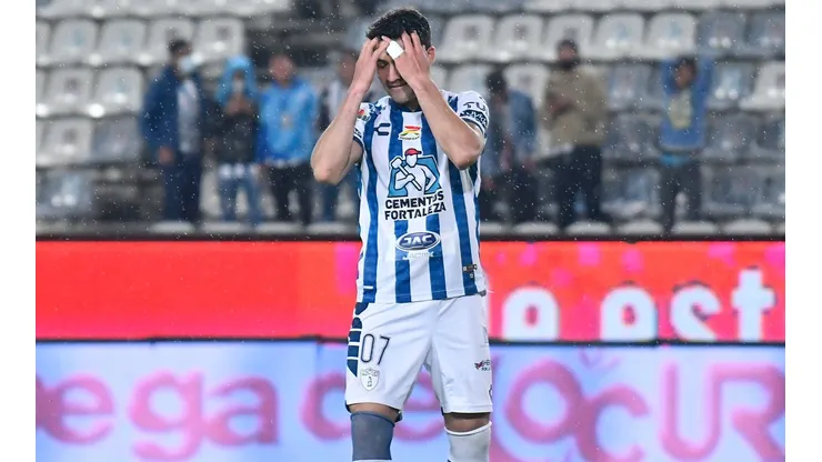 Ibáñez se lamenta tras el penal fallado.