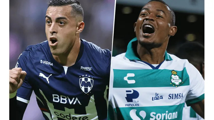 Rayados de Monterrey vs. Santos Laguna por la Liga MX (Foto: Imago).