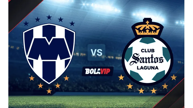 Rayados de Monterrey vs. Santos Laguna por la Liga MX.