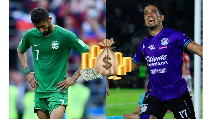 Arabia Saudita vale 9 veces menos que el Tri