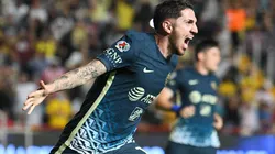 La euforia de Diego Valdés al marcar el gol del triunfo.