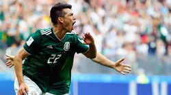Lozano anotó un gol histórico para México.