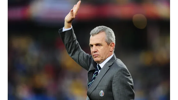Javier Aguirre como director técnico de México en el Mundial Sudáfrica 2010.