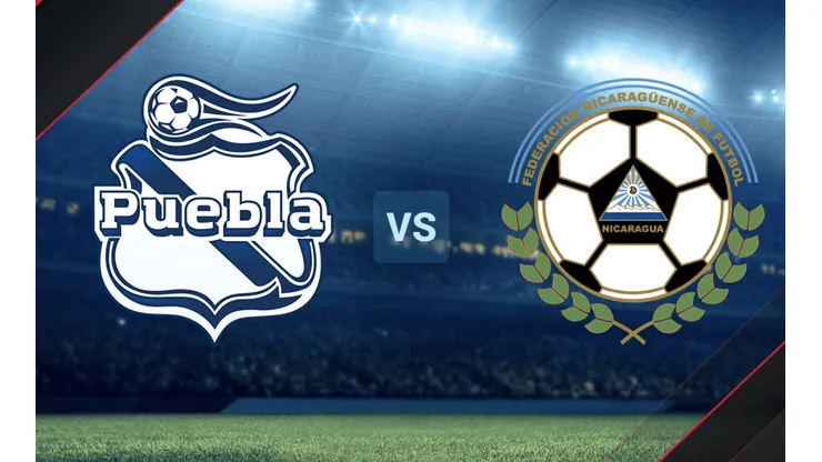 Puebla vs. Nicaragua por un amistoso.
