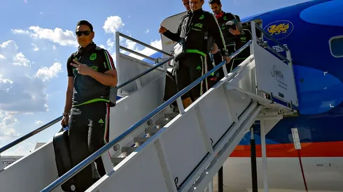 Moisés Muñoz con la selección mexicana en la Copa Oro 2017.