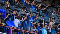 La barra del Querétaro antes de los disturbios en La Corregidora.