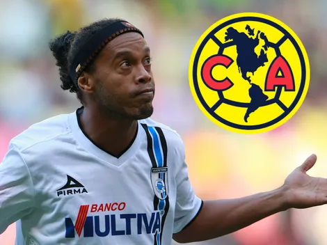 Ronaldinho le envió un recado al América