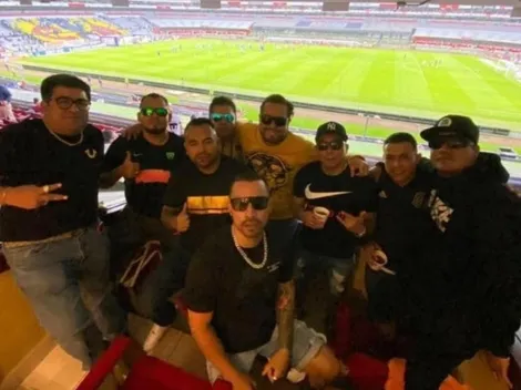 La Rebel asistió a UN PALCO en el Estadio Azteca