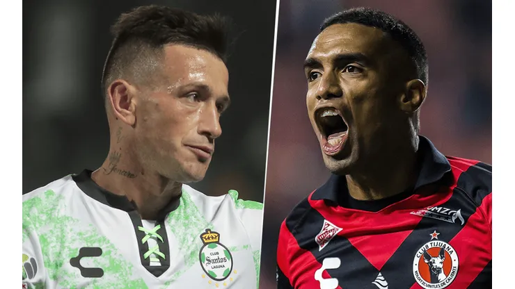 Santos Laguna vs. Tijuana por la Liga MX (Fotos: Getty).