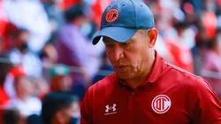 Ignacio Ambriz, entrenador de los Diablos Rojos del Toluca.