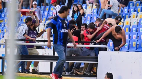 La riña en el estadio La Corregidora