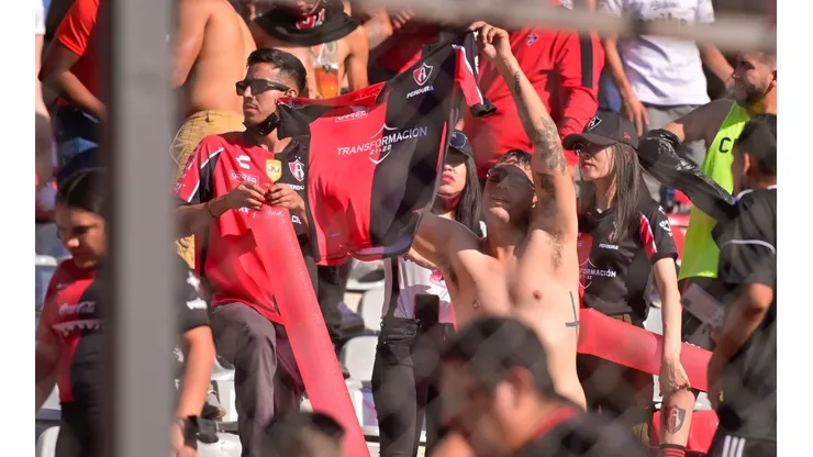 Afición del Atlas en La Corregidora