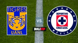 Tigres UANL vs. Cruz Azul por la Liga MX.