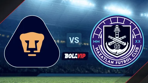 Pumas UNAM vs. Mazatlán por la Liga MX.