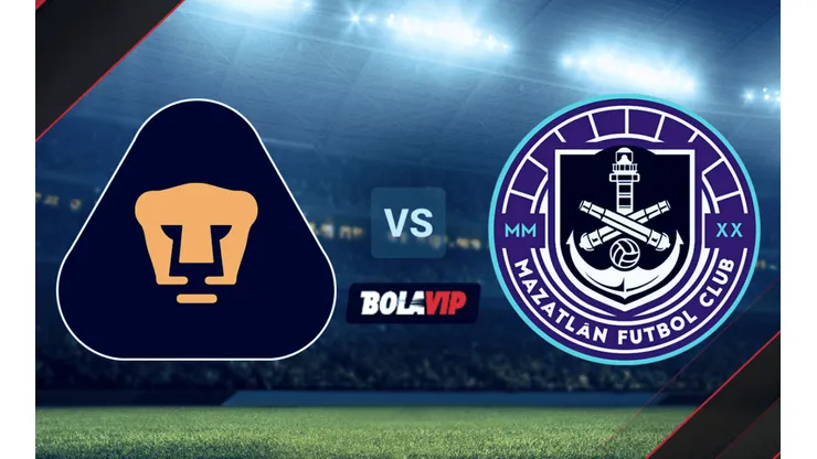 Pumas UNAM vs. Mazatlán por la Liga MX.