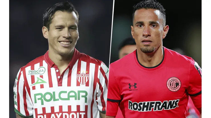Necaxa vs. Toluca por la Liga MX (Foto: Imago).