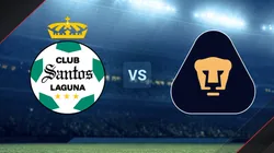 Santos Laguna vs. Pumas UNAM por la Liga MX.