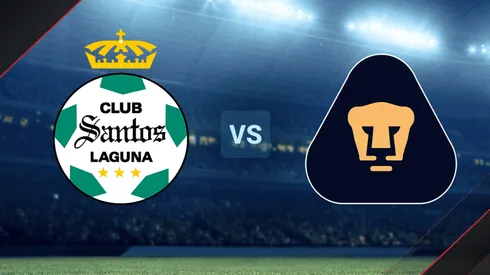 Santos Laguna vs. Pumas UNAM por la Liga MX.