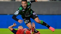 El alarido de Osvaldo Rodríguez tras el gol del triunfo.