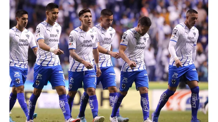 Rayados de Monterrey en la caída ante Puebla