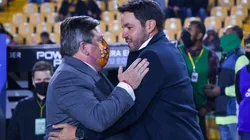 Miguel Herrera y Nicolás Larcamón en el torneo Clausura 2022.