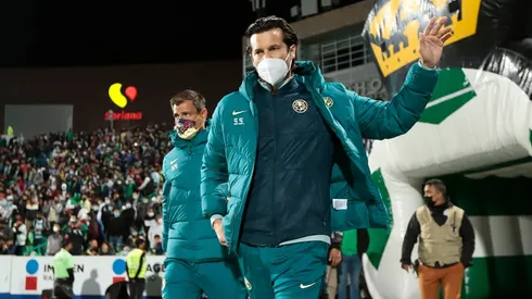 Solari en su visita al Corona