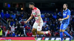 Milton Giménez sentenció el 1-1 con un fulminante remate de cabeza.