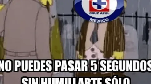 Los memes estallan contra Cruz Azul.