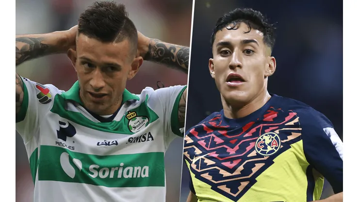 Santos Laguna vs. América por la Liga MX (Foto: Imago).