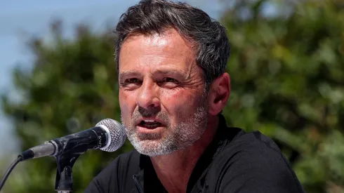 Diego Cocca en la presentación de los refuerzos de Atlas