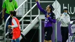 Nicolás Benedetti celebra el gol ante los Xolos de Tijuana.