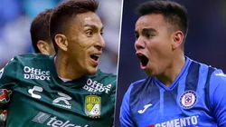 León vs. Cruz Azul por la Liga MX (Fotos: Getty).