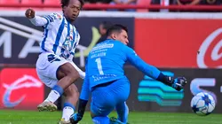 La definición de Romario Ibarra ante Luis Malagón para el 1-0 del Pachuca.