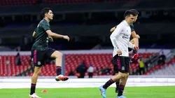 Raúl Jiménez e Hirving Lozano van de inicio ante Panamá.