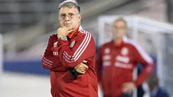 Gerardo Martino en el partido contra Jamaica en Kinsgton.