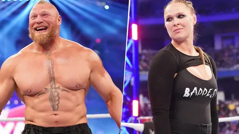 Brock Lesnar y Ronda Rousey se llevaron la noche en Royal Rumble