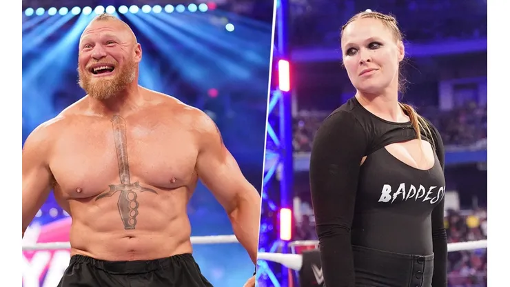 Brock Lesnar y Ronda Rousey se llevaron la noche en Royal Rumble