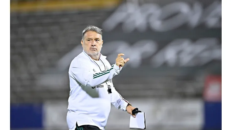 Martino en la previa al cruce con Jamaica